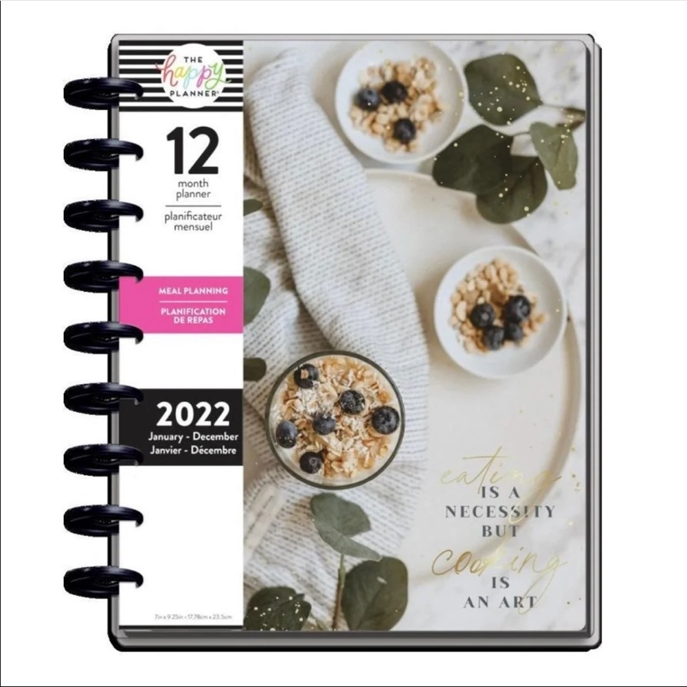 2022 Foodie Classic Meal Planning Happy Planner